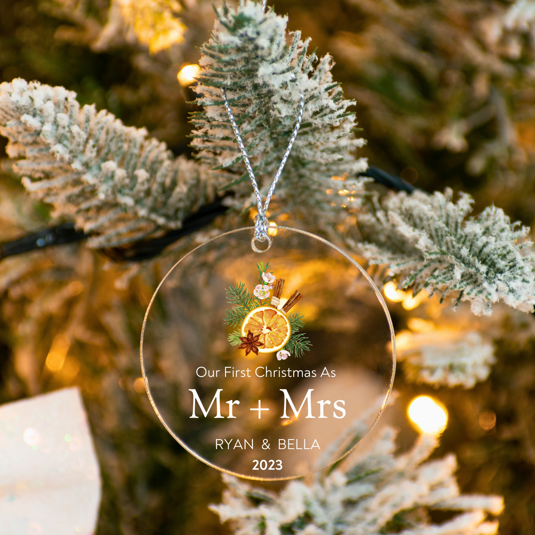 Our First Christmas As Mr & Mrs Ornament