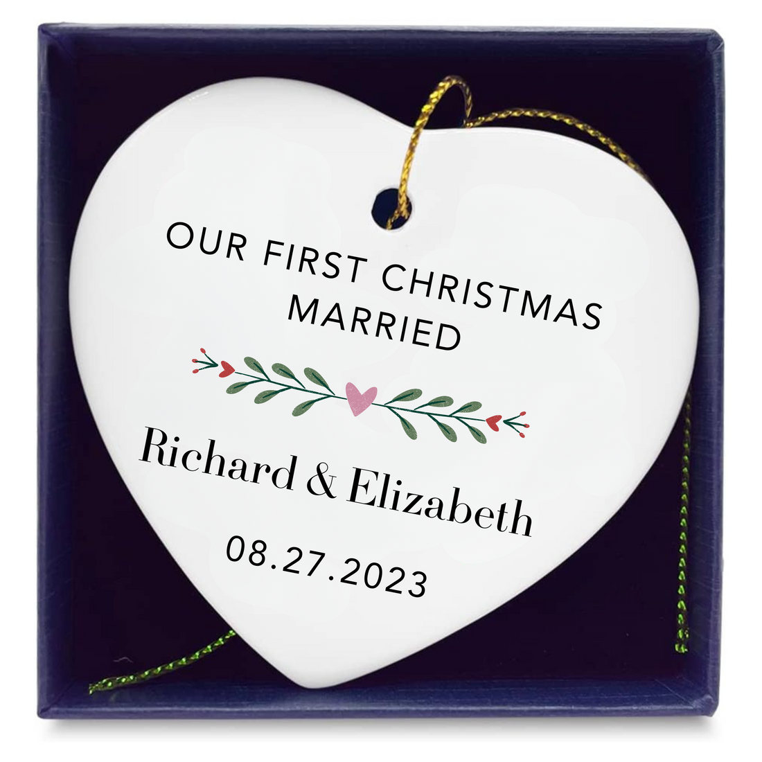 Our First Christmas Married Ornament