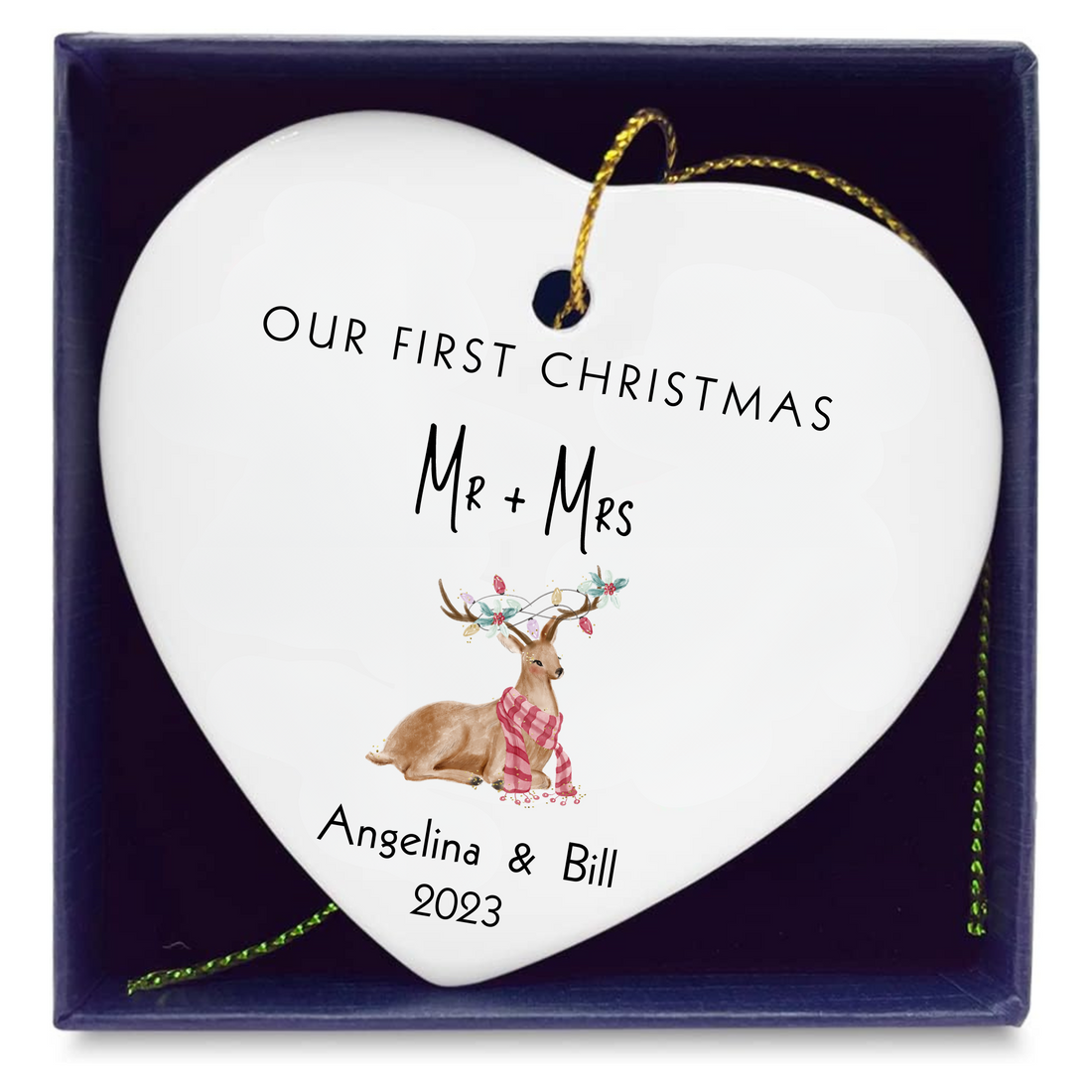 Our First Christmas As Mr & Mrs Ornament