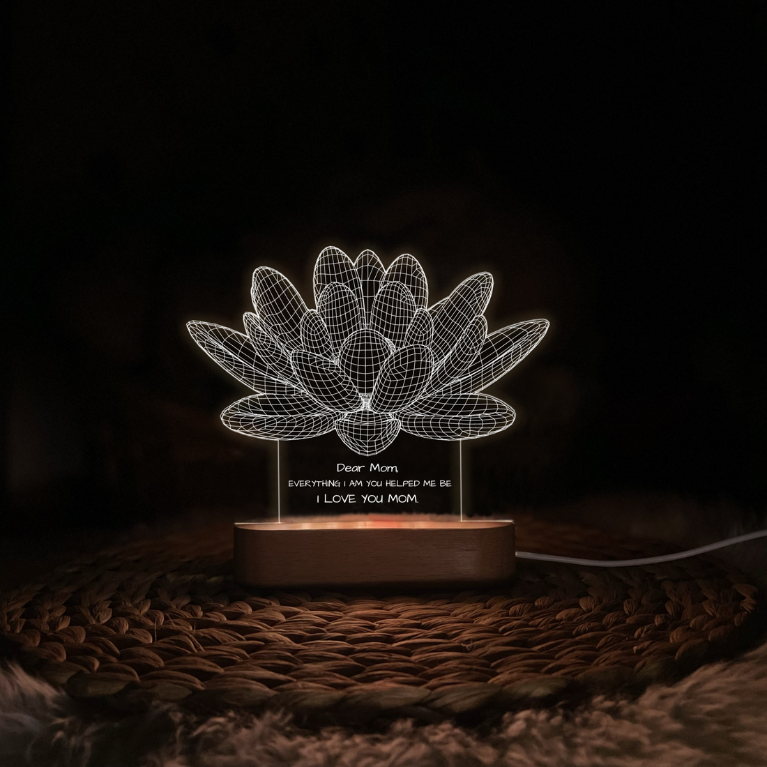 Lotus Flower Night Light