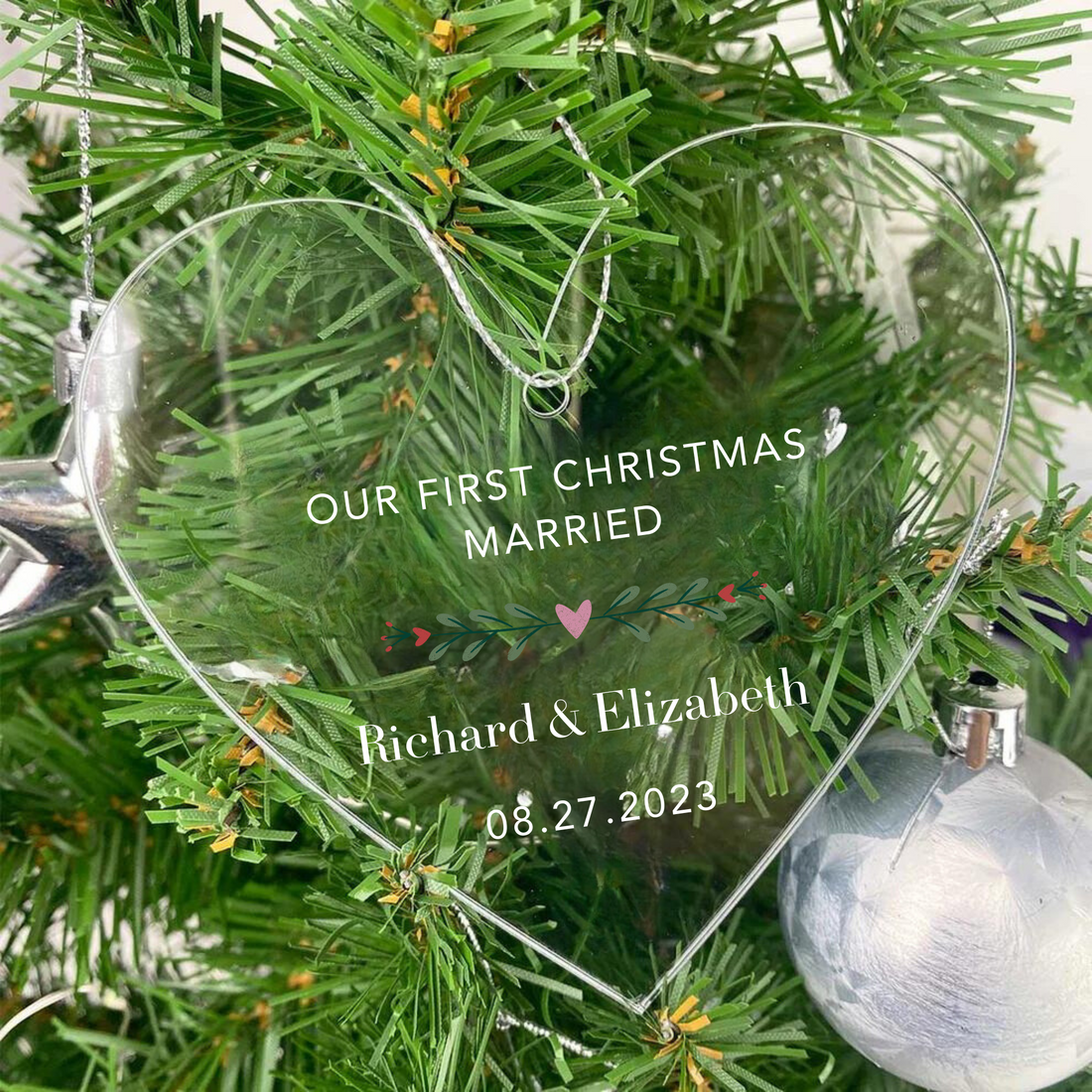 Our First Christmas Married Ornament