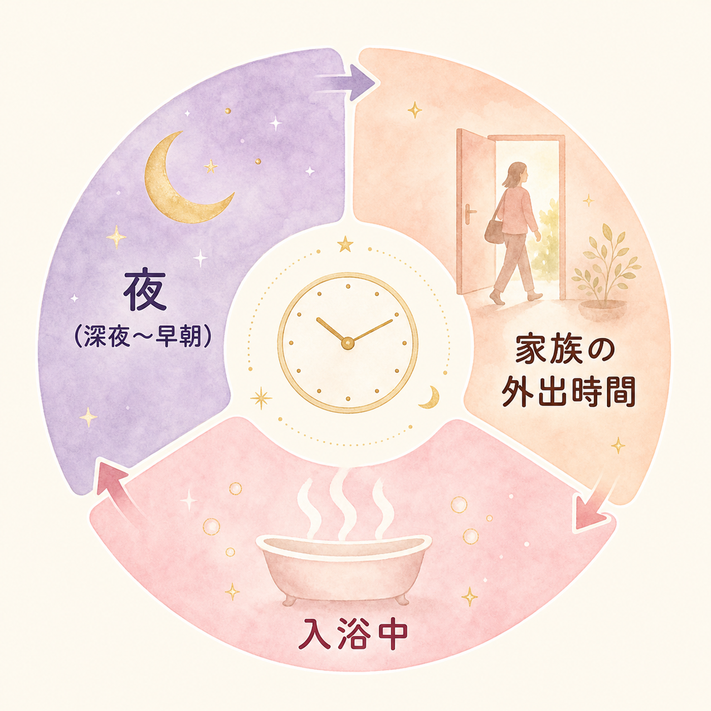 一日の中に隠れている、安心して話せる時間帯