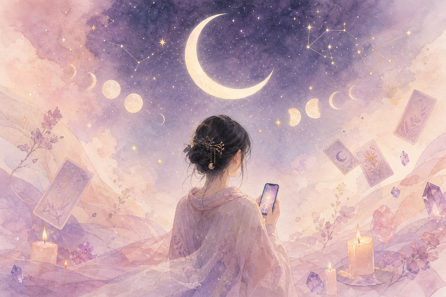同居中でも静かに繋がる、こっそり電話占いの夜