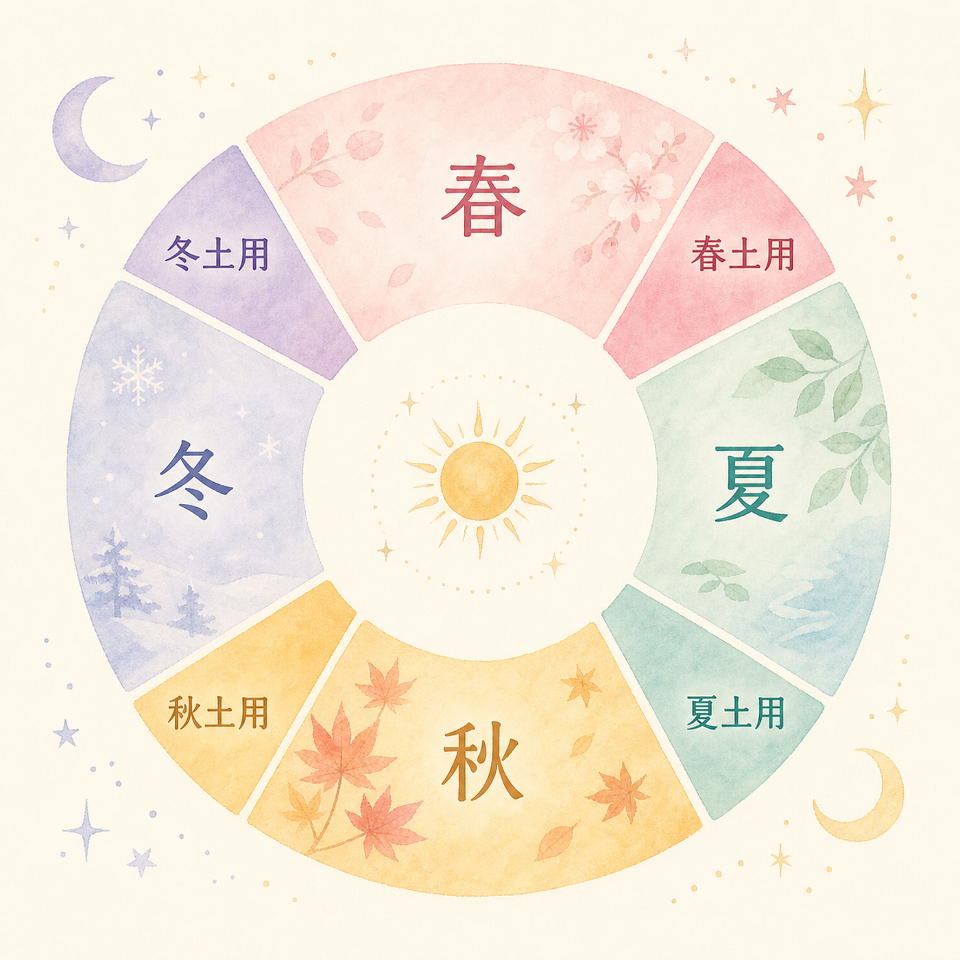 年4回めぐる土用と季節の変わり目