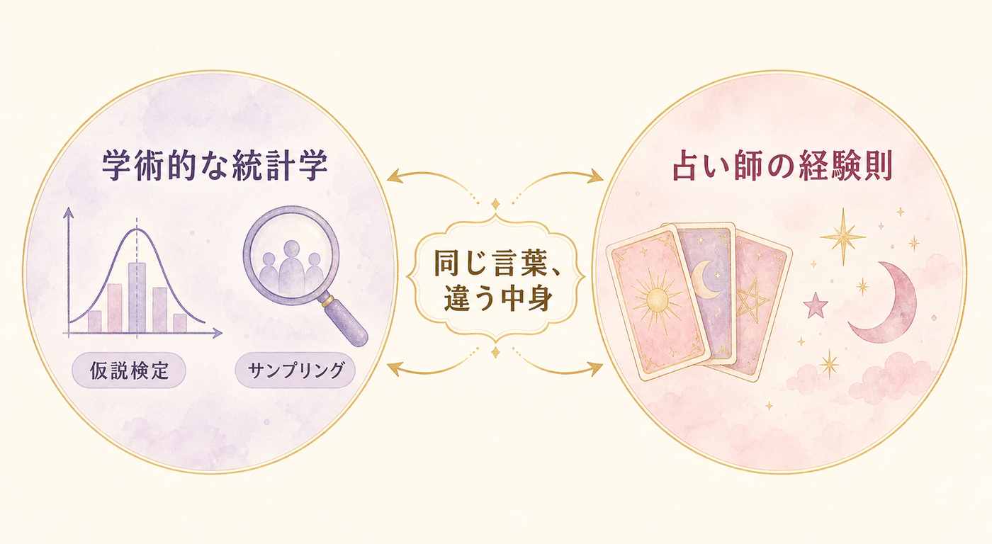 「統計」という言葉が指す二つの意味