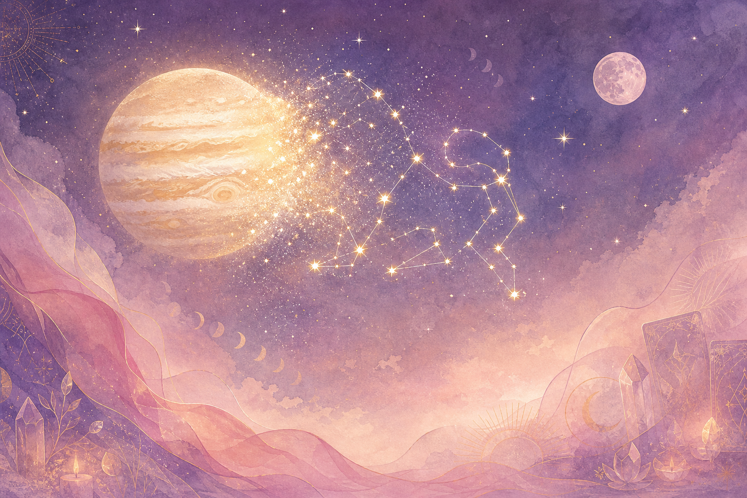 獅子座に宿る木星と、重なり合う暦の吉日