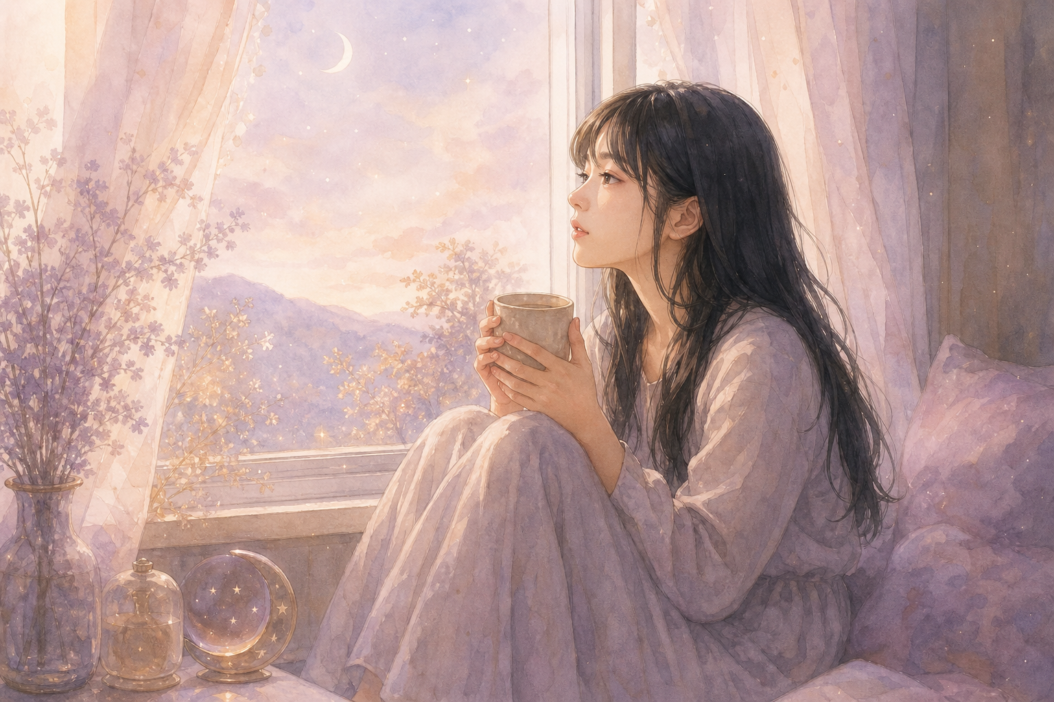 名前について思いをめぐらせる女性