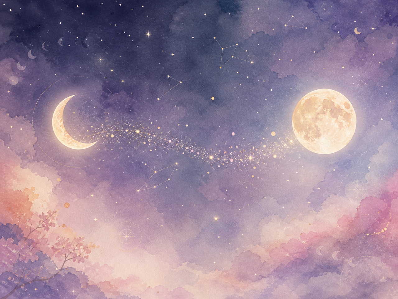 二つの月、二度巡ってくる願いの夜