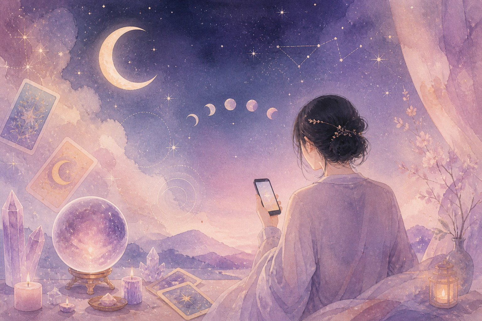 誰にも言えない想いを整理する夜の灯り
