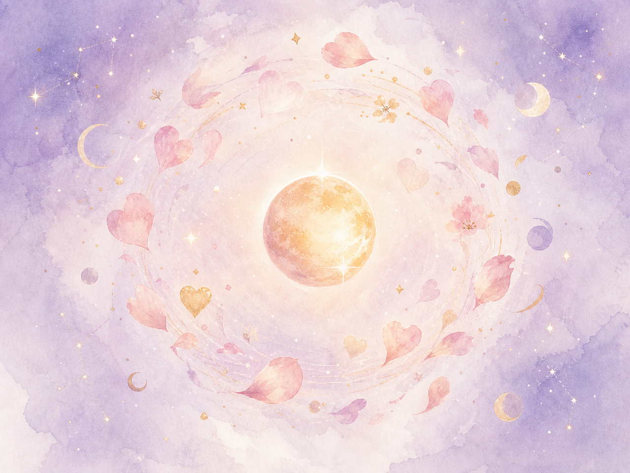 愛と調和を司る金星のやわらかな輝き