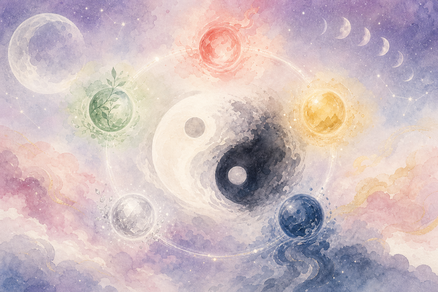 陰陽と五行が織りなす循環する宇宙観